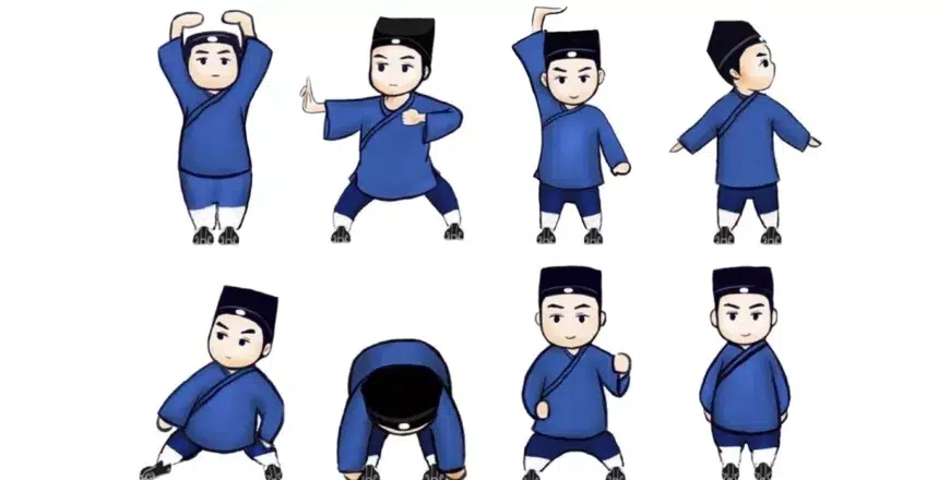 Kids Baduanjin Exercises